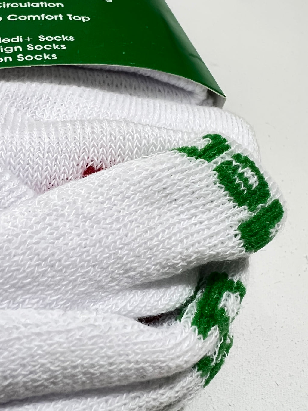 White Medicated Socks