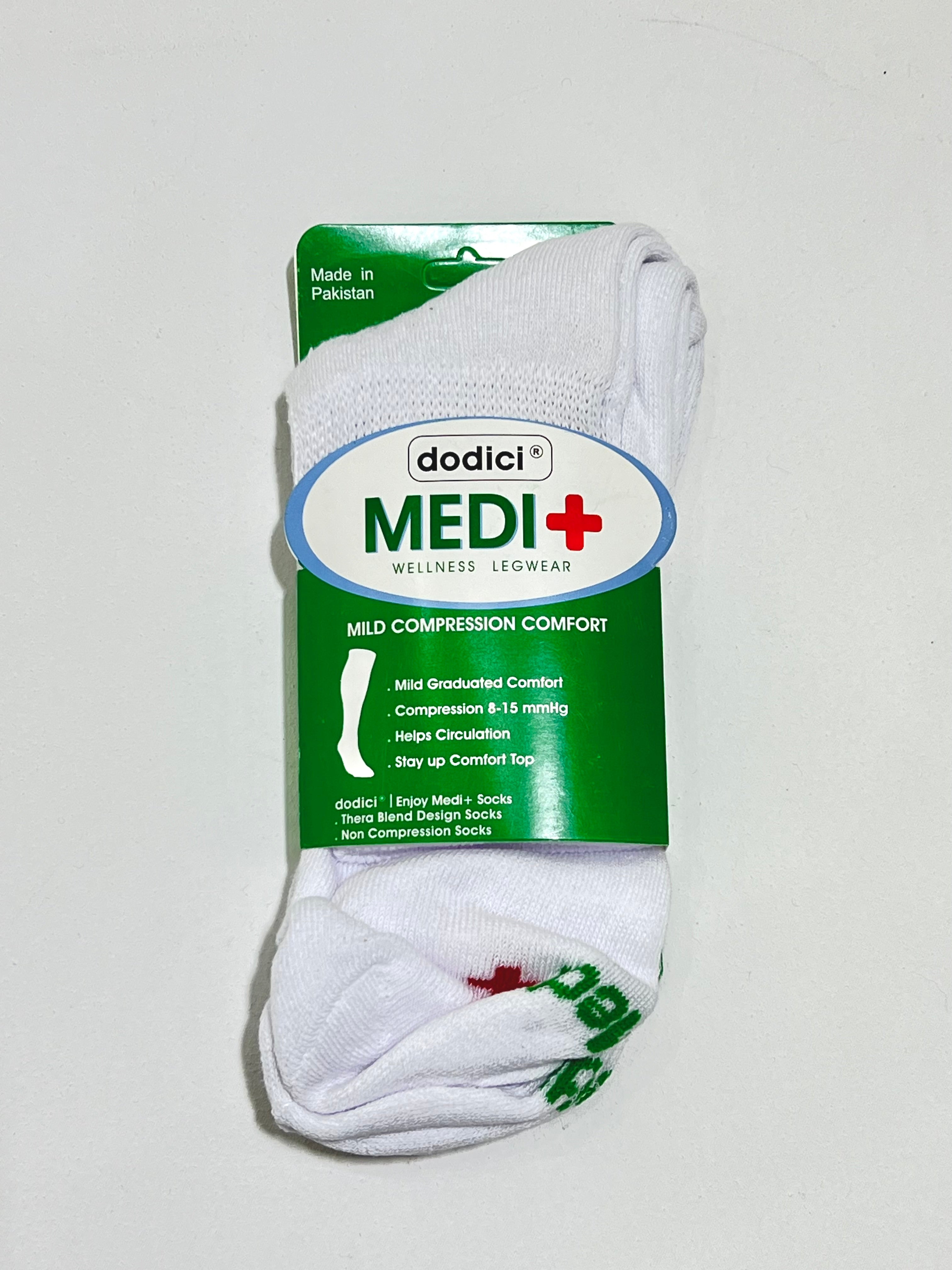White Medicated Socks