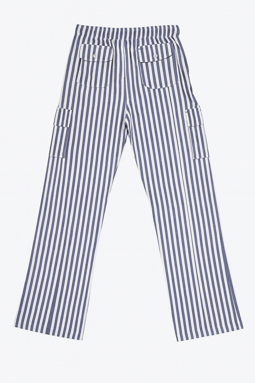 Blue Stripe Cotton Trousers
